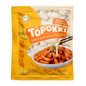 BÁNH GẠO NHÂN PHÔ MAI HANBE GÓI 500G