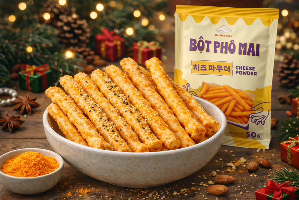 Bột phô mai lắc