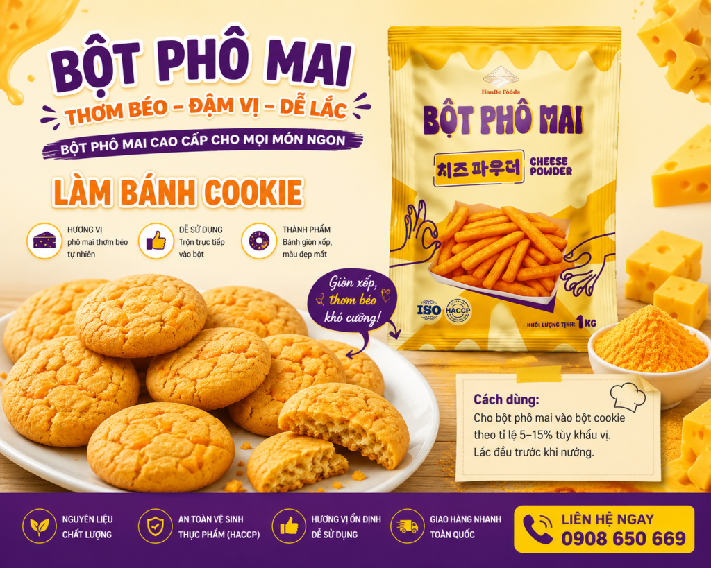 Bột phô mai lắc