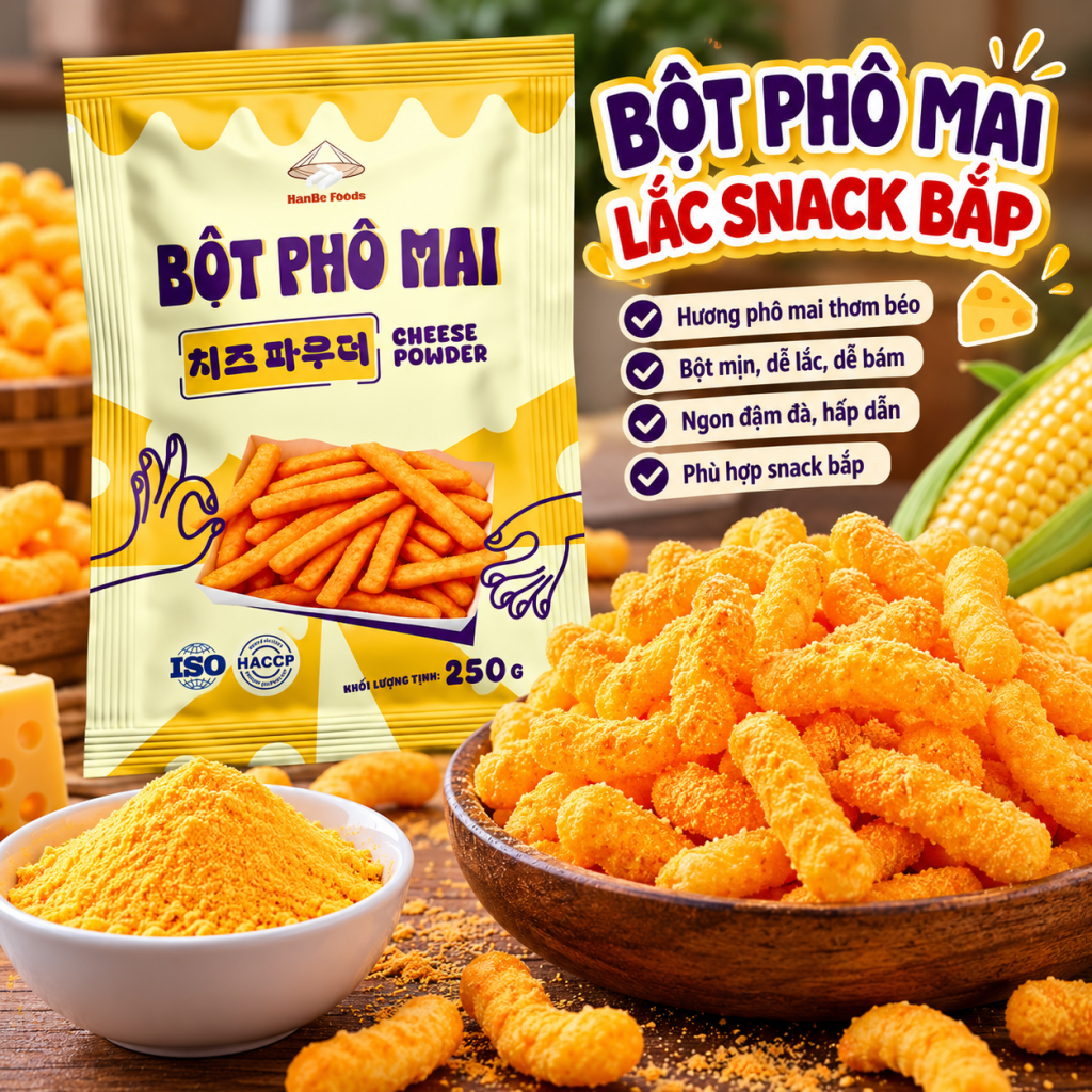 bột phô mai lắc snack hàn quốc bột phô mai lắc snack hàn quốc