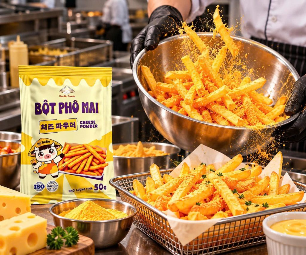 Bột phô mai lắc khoai tây Bột phô mai lắc khoai tây