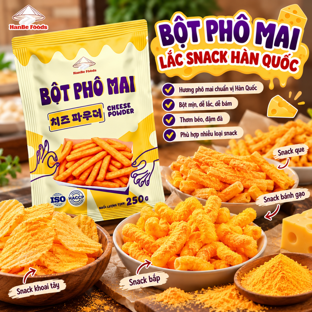 bột phô mai lắc snack hàn quốc bột phô mai lắc snack hàn quốc